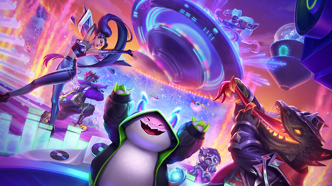 럼블 리믹스 세트 키 아트. 라이엇 게임즈