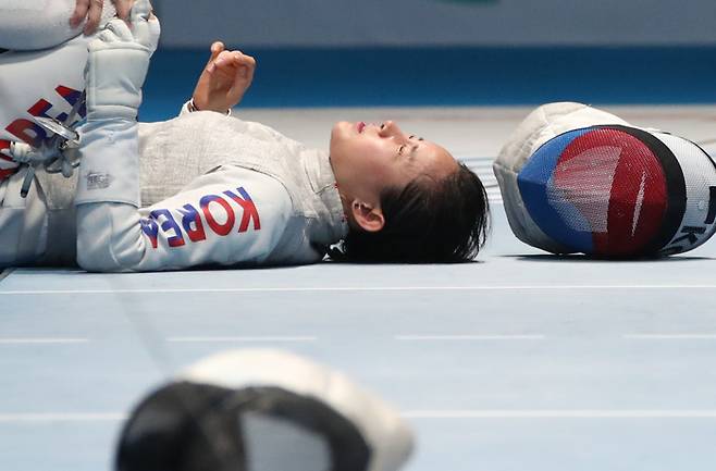 전 펜싱국가대표 남현희. 연합뉴스