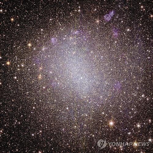 유클리드가 촬영한 불규칙 은하 NGC 6822 (AFP=연합뉴스) 유럽우주국은 7일(현지시간) 우주 망원경 유클리드가 촬영한 첫 번째 이미지 5장을 공개했다. 2023.11.07. photo@yna.co.kr