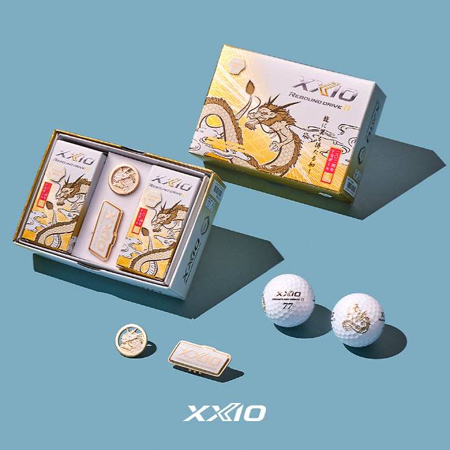 2024 젝시오 간지볼 기프트 세트(사진=던롭스포츠코리아 제공)