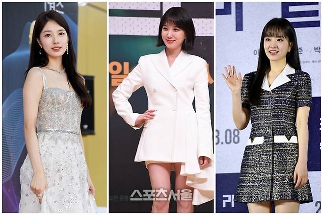 수지-박은빈-박보영. 사진 | 스포츠서울DB