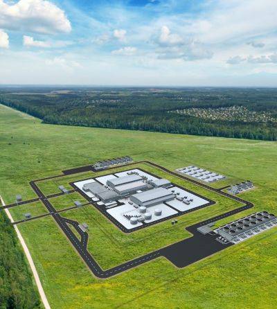 뉴스케일파워 SMR 발전소 조감도