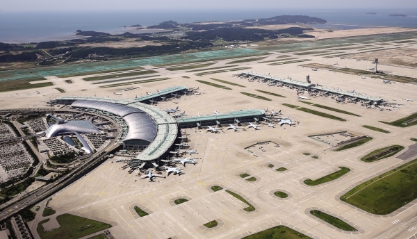 인천국제공항 제1여객터미널 등 전경. 인천국제공항공사 제공