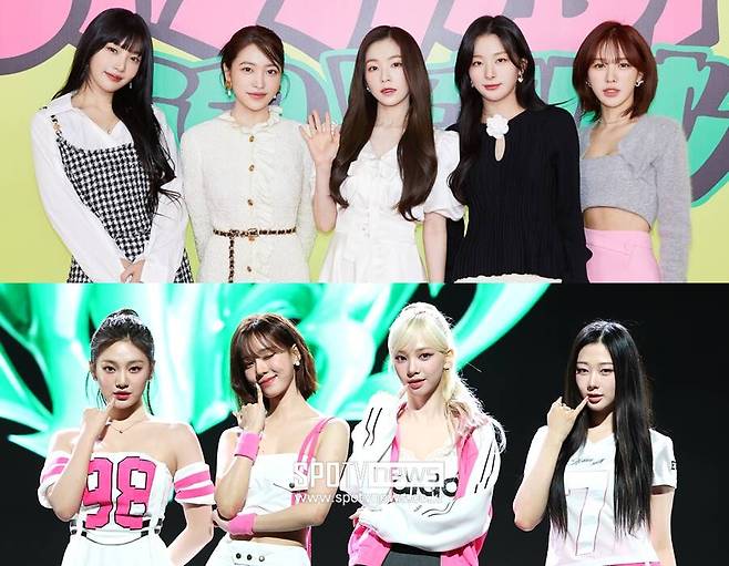 ▲ 레드벨벳(위), 에스파. ⓒ곽혜미 기자, SM엔터테인먼트