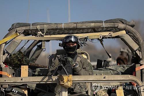 이스라엘군  [로이터=연합뉴스. 자료사진]