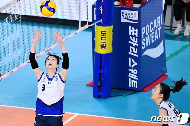 현대건설 세터 김다인 (한국배구연맹 제공)