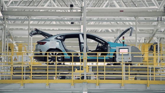 A Polestar 4 is being manufactured at a plant in Hangzhou Bay, China. [RENAULT KOREA MOTORS]