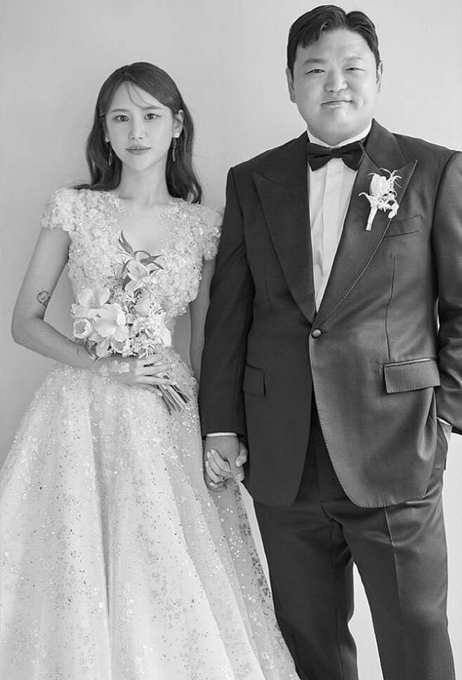 배우 고규필과 가수 에이민(사진 = 인스타그램 캡처)