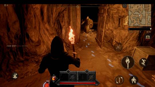 '다크앤다커 모바일' 던전 플레이 모습. 크래프톤 제공