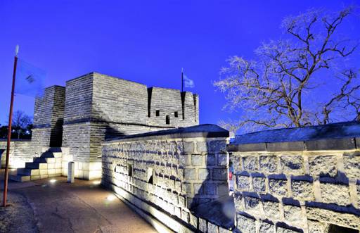 성 내로 들어온 동북노대다. 들어온 길이는 11척이다. 이강웅 고건축가 제공