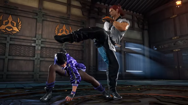 - 진 카자마 전심 자세를 연상케하는 레이나의 특수 자세