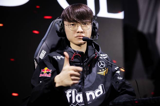 T1의 미드라이너 ‘페이커’ 이상혁. 사진 | 라이엇 게임즈