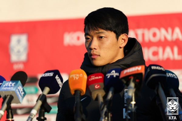 황희찬(한국 남자 축구대표팀). 대한축구협회 제공