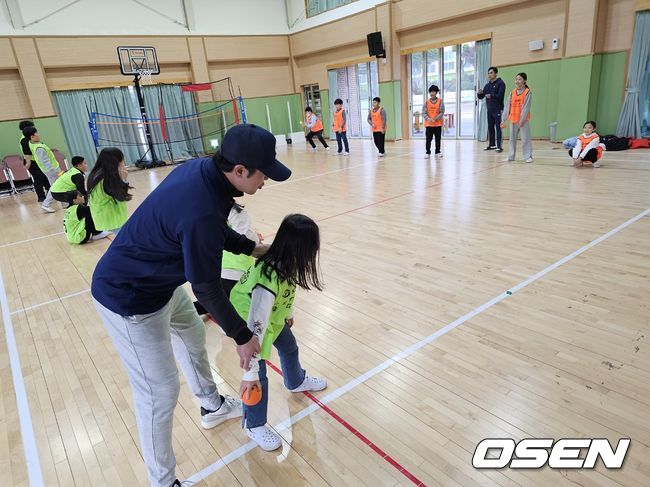 무안군 해제남초등학교. /한국티볼연맹 제공