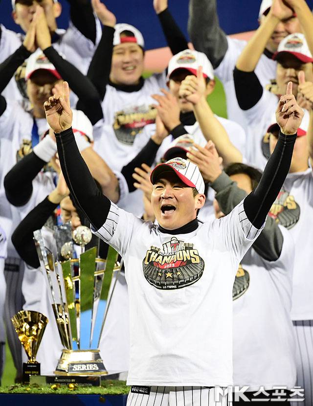 한국시리즈 MVP에 뽑힌 LG 오지환. 사진(잠실 서울)=김영구 기자
