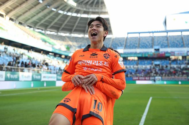 한국 프로축구 K리그1 36라운드 최우수선수로 뽑힌 강원 김대원. /사진= 한국프로축구연맹