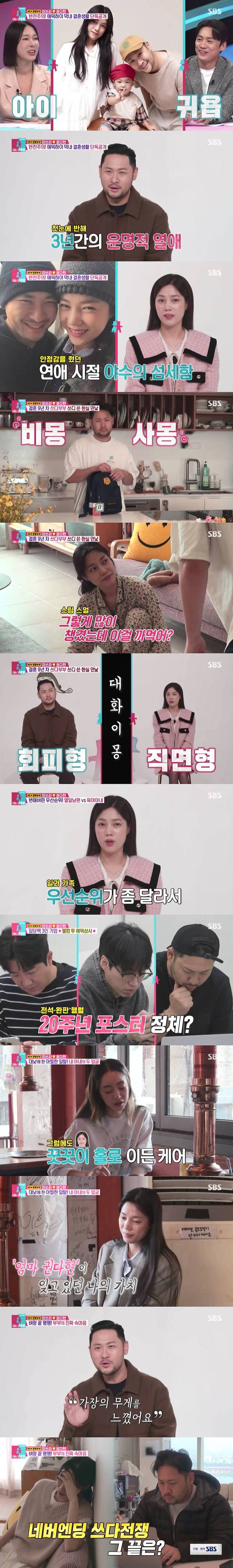 ▲ '동상이몽2' 미쓰라진, 권다현 부부. 제공| SBS '동상이몽2-너는 내 운명'