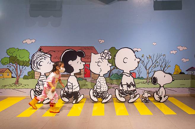 아이들도 어른들도 즐거운 '스누피가든'./이신영 영상미디어 기자