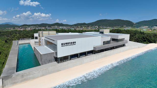 전남 완도군 명사십리 해수욕장에 들어서는 해양치유센터 전경. 완도군 제공