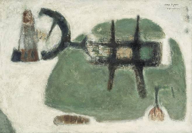 권옥연, 절규, 1957, 캔버스에 유채, 80.3 x 116.8 cm(현대화랑 제공)