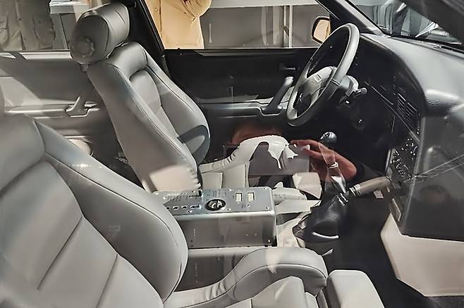 국산 1호 전기차인 쏘나타 EV 실내  [사진촬영=최기성 매경닷컴 기자]