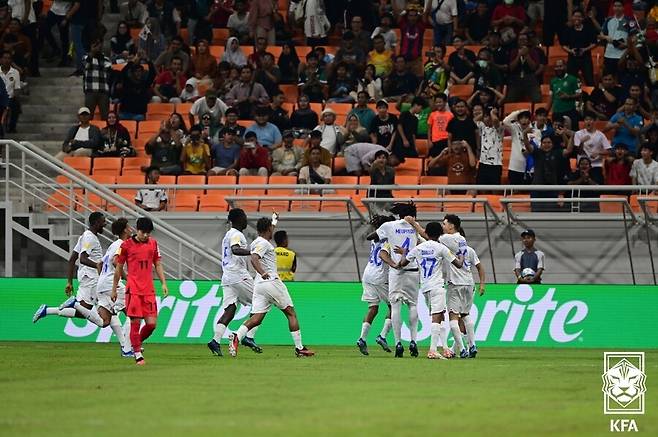 ▲ 선제골을 넣은 프랑스 ⓒ대한축구협회