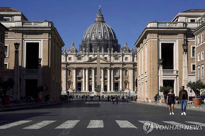 전 세계 가톨릭의 본산 바티칸 [AP 연합뉴스 자료사진. 재판매 및 DB 금지]
