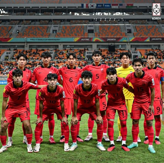 대한민국 U-17 대표팀 [대한민국 축구 국가대표팀 공식 SNS]