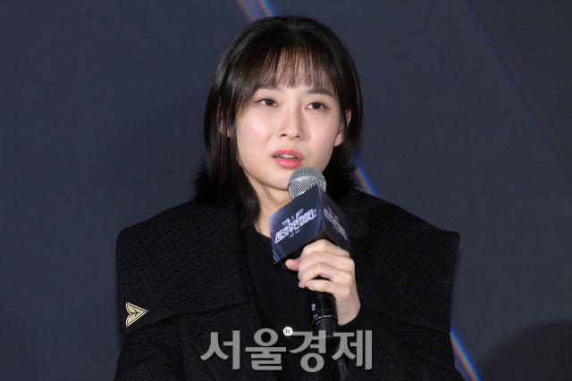 김지은 PD가 17일 오전 서울 강남구 CGV 청담씨네시티에서 진행된 Mnet ‘스트릿 우먼 파이터2’ 종영 기자간담회에서 소감을 말하고 있다. 김규빈 기자