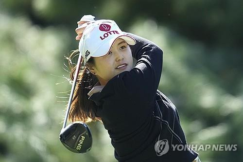 최혜진의 드라이버 티샷. [AP=연합뉴스]