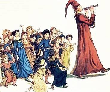 그림 형제의 동화 '피리부는 사나이'