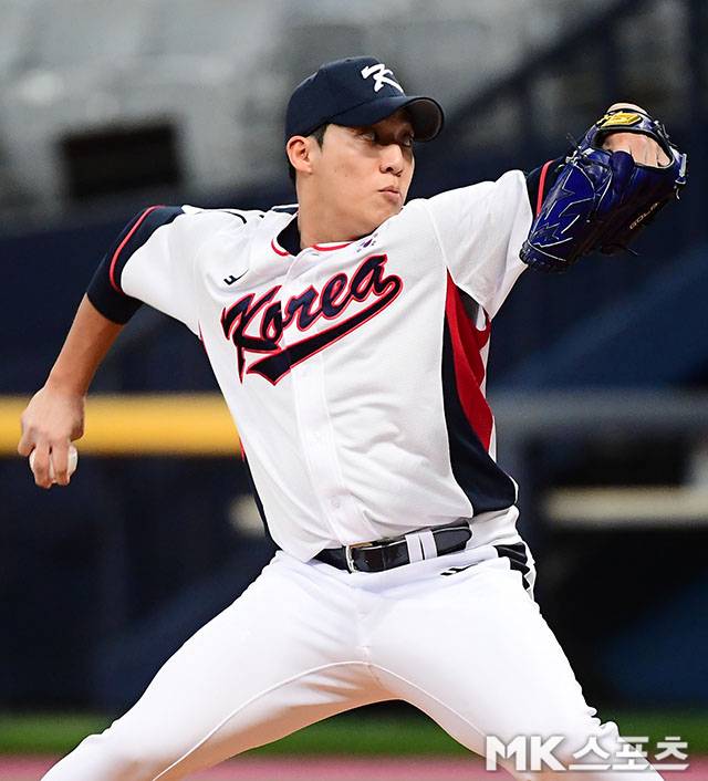 원태인은 대만전에서 충분히 제 몫을 해냈다. 사진=김영구 기자