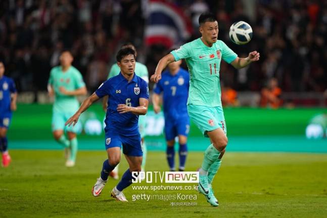 ▲ 중국이 태국을 잡고 북중미 월드컵 예선 첫 경기를 승리로 장식했다