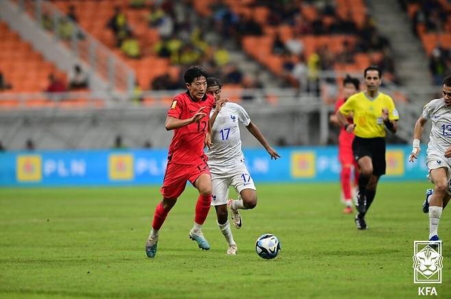 ▲ 한국 U-17 대표팀이 인도네시아 U-17 월드컵 최종전에서 부르키나파소에 패했다 ⓒ대한축구협회