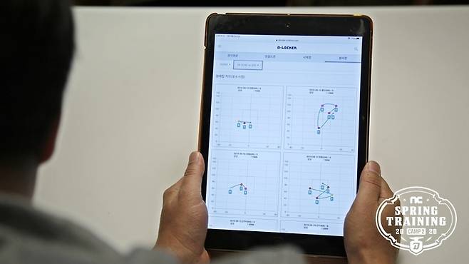 NC다이노스의 데이터야구 플랫폼 ‘D라커’ 화면. <사진=NC다이노스>