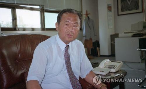 파스퇴르 유업과 민족사관고등학교를 설립한 최명재 회장 생전(1994년) 모습. 연합뉴스