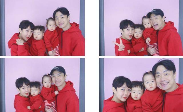 도윤주 김영성 부부와 쌍둥이 자녀들. 본인 제공