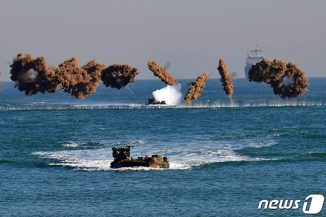 2023 호국합동상륙훈련. 2023.11.21/뉴스1 ⓒ News1 최창호 기자