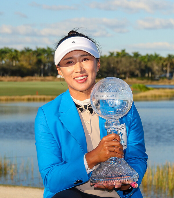 미국여자프로골프(LPGA) 투어 2023시즌 최종전 CME그룹 투어 챔피언십 우승을 차지한 양희영 프로. 사진제공=Getty Images_LPGA