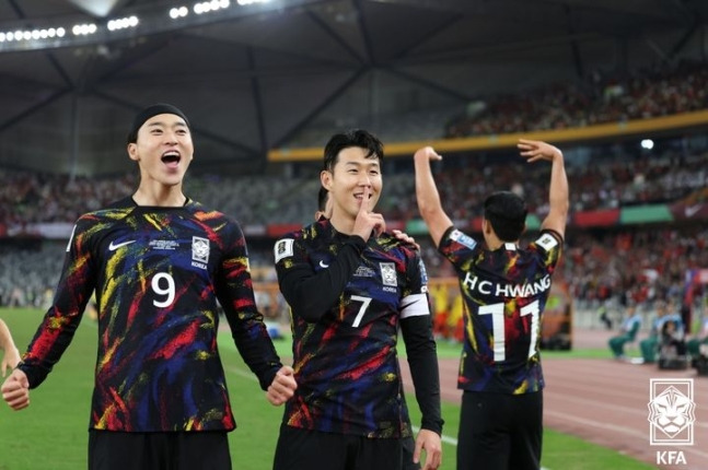 축구대표팀 손흥민이 중국전서 선제골과 추가골을 터트렸다./사진제공= 대한축구협회