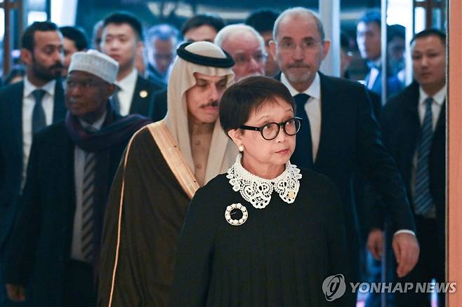 레트노 마르수디 인도네시아 외교부 장관 [AFP 연합뉴스 자료사진. 재판매 및 DB 금지]