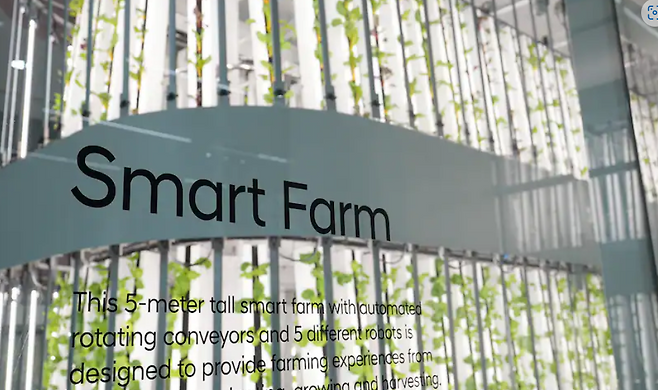 HMGICS내에 위치한 스마트팜