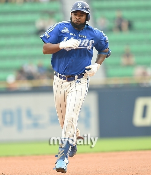 삼성 라이온즈 시절의 야마이코 나바로./마이데일리