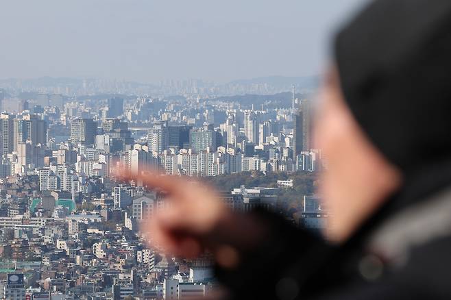 서울 시내 아파트 모습. [연합]