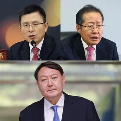 왼쪽 위부터 시계방향으로 황교안 전 대표, 홍준표 의원, 윤석열 전 검찰총장