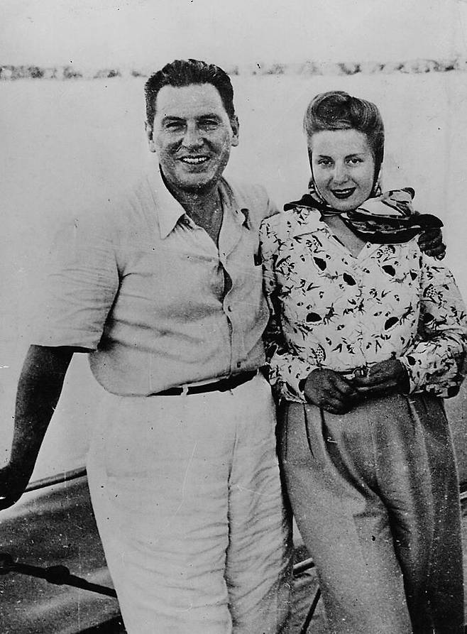 후안 페론과 부인 에바 페론 (에비타), 1945년. 사진=게티이미지