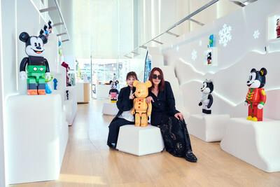 Tatsuhiko Akashi, the CEO of MEDICOM TOY, brings nearly 40 popular Disney-themed BE@RBRICKs to the "Gallery by the Harbour".