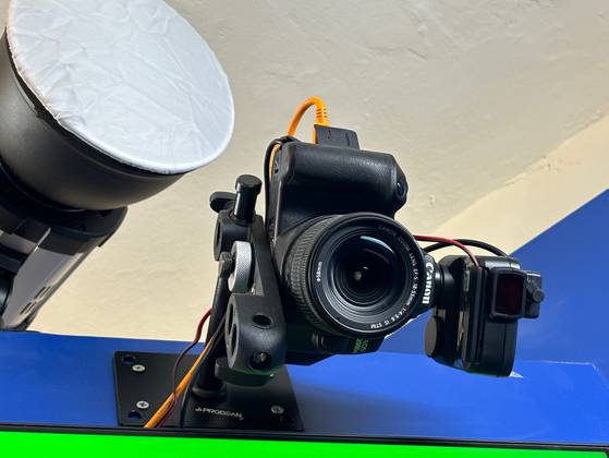 카메라가 천장에 설치돼 있다. 〈사진=송혜수 기자〉