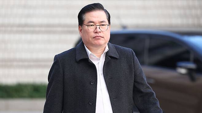 대장동 재판 출석하는 유동규 전 성남도시개발공사 기획본부장