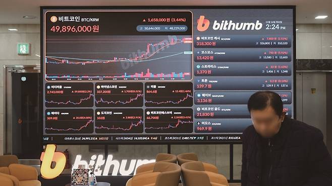 국내 가상화폐 거래소 빗썸이 기업공개(IPO)에 나서겠다고 밝혔다.[사진=뉴시스]&nbsp;